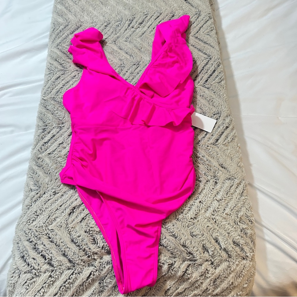 Vibrant Pink One-Piece Swimsuit